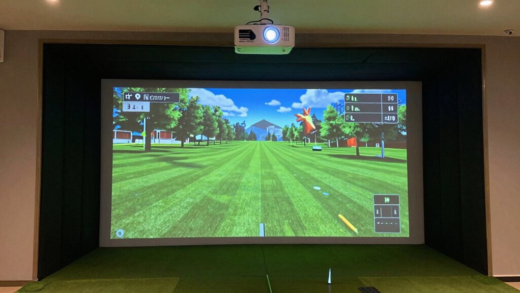 projector specs for golf simulators