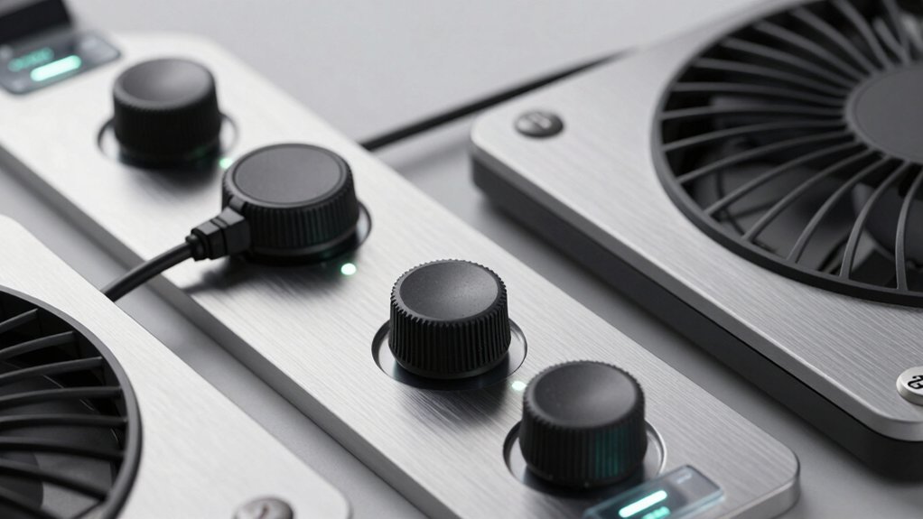 quiet fan controller noise pwm dc compatibility wattage