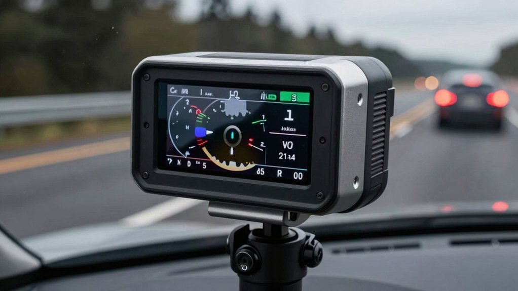 radar gun range bands filters ui