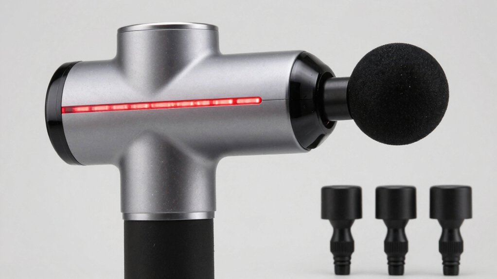 red light therapy massage gun specifications