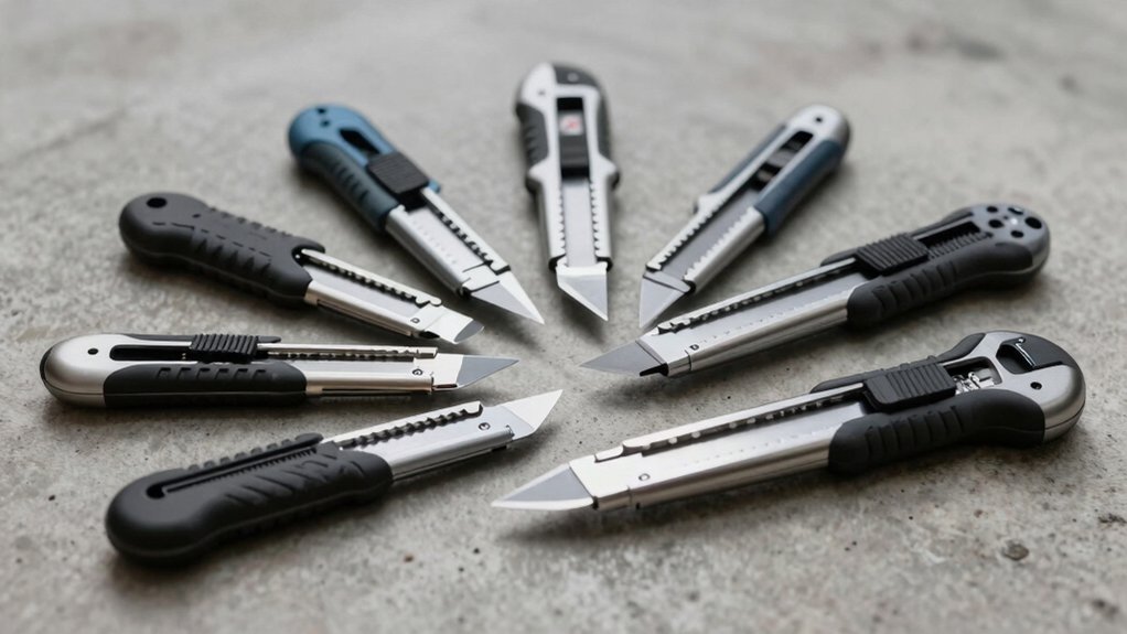 seven heavy duty utility knives tackle jobs