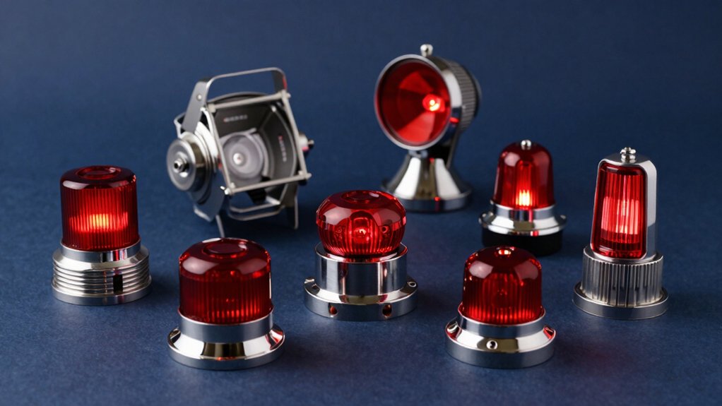 seven red led marine lights trusted by sailors