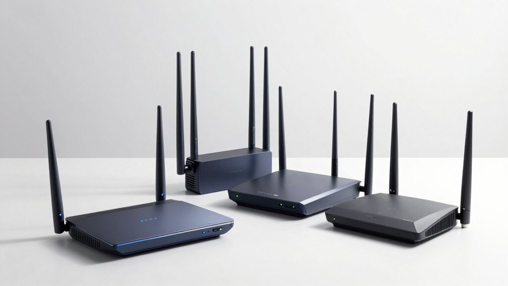 seven routers with sqm bandwidth control