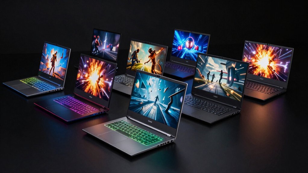 seven rtx 40 series gaming laptops dominate