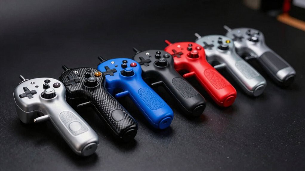 seven slot car controllers compared