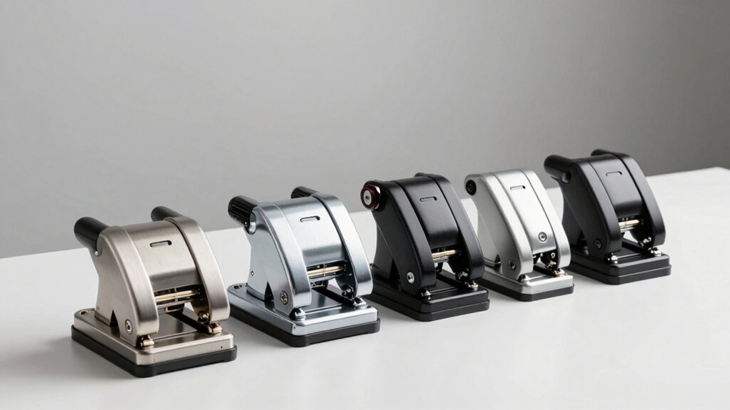 seven spiral coil binding machines spotlighted