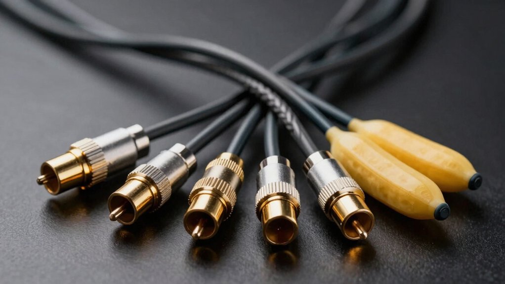 six top grounding wires eliminate hum