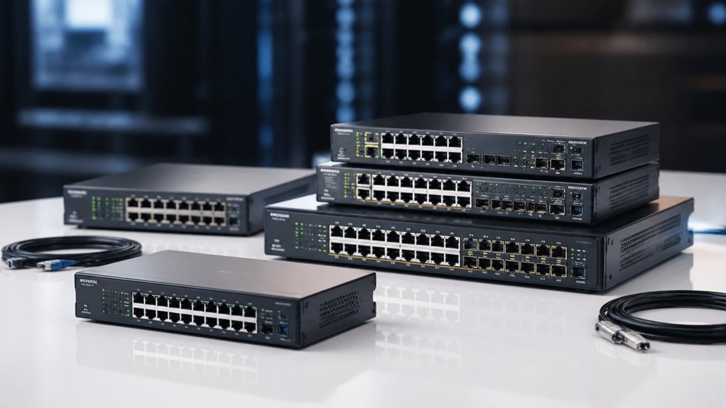 six top managed switches relied on