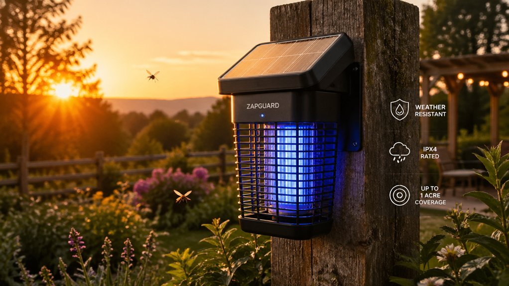 solar bug zapper performance factors