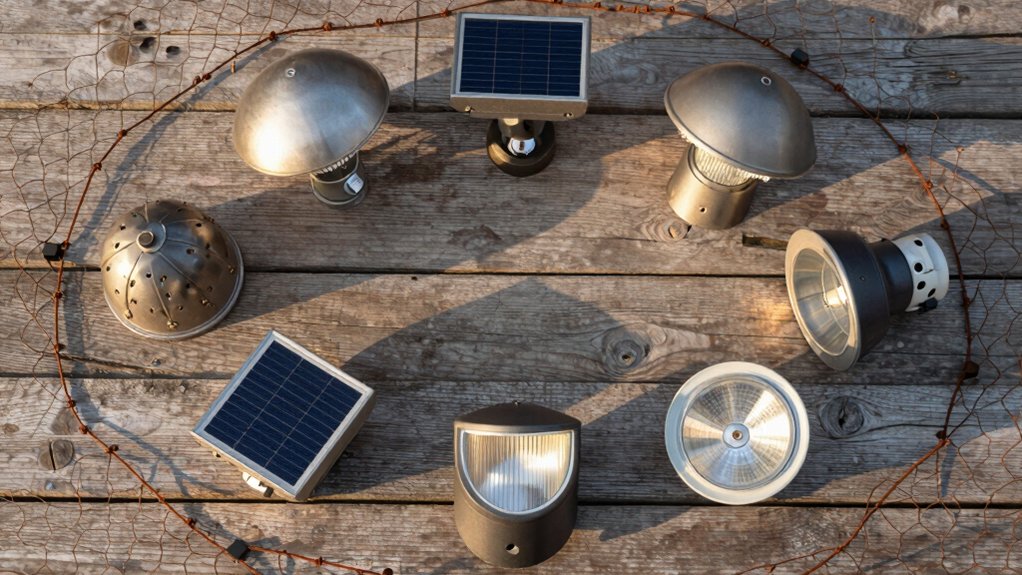 solar lights for chicken coop timer