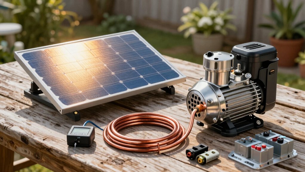solar pump kit considerations wattage nozzles cables lifespan filtration