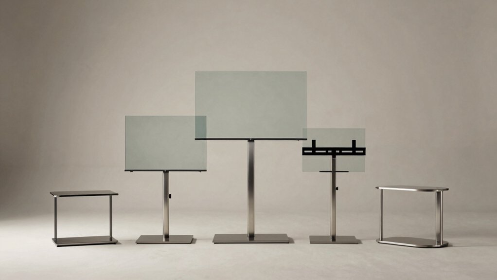 space saving tabletop tv stands