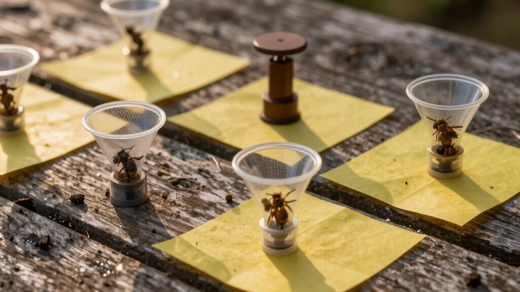 stink bug trap considerations type lure duration safety