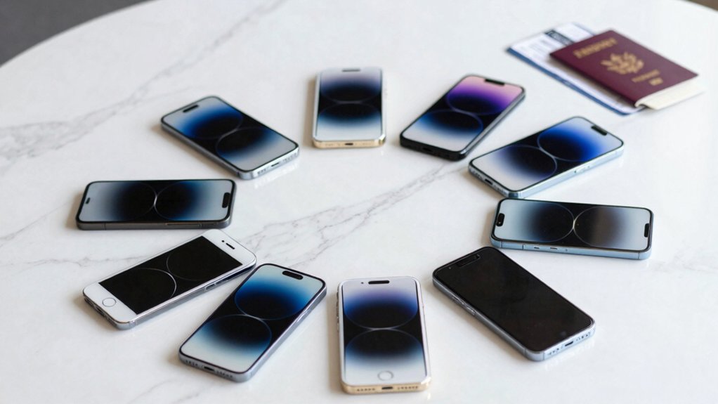 temporary international travel phones that work