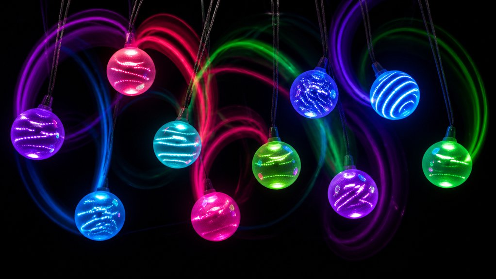 ten led poi ball roundup review