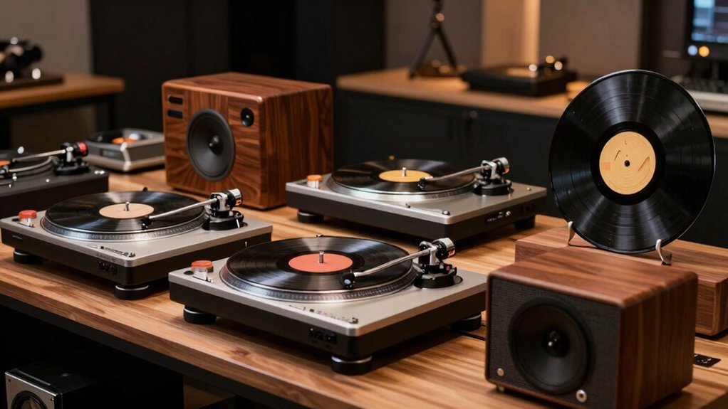 top 10 built in speaker turntables