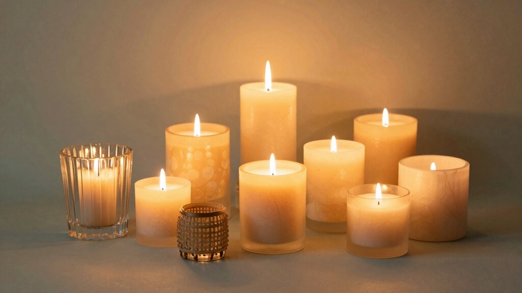 top flickering flame candles