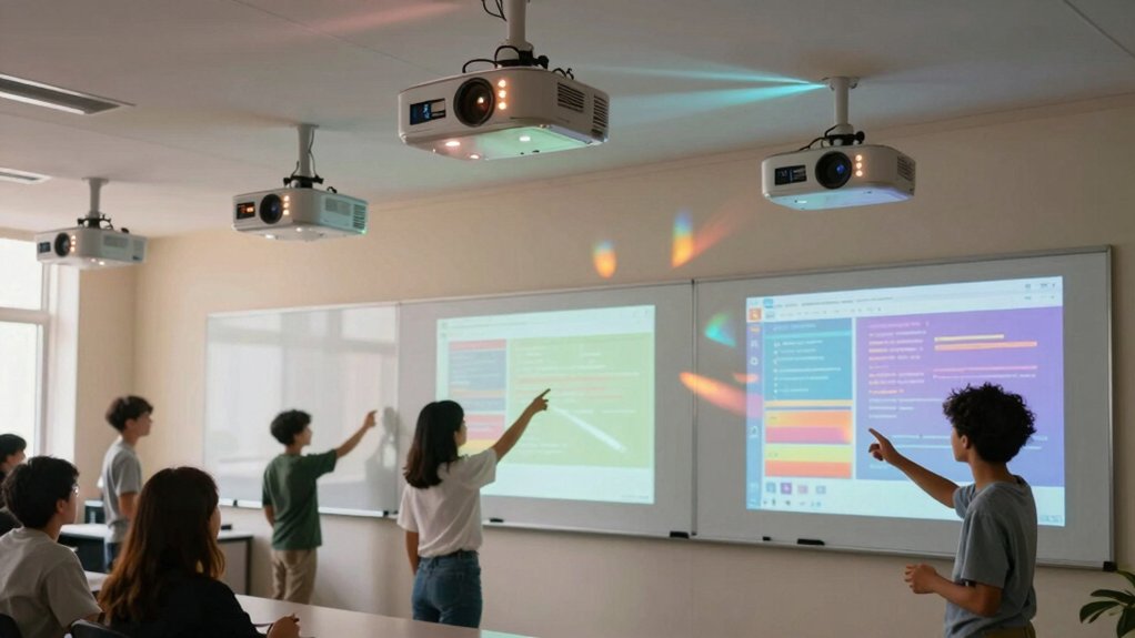 top interactive classroom projectors