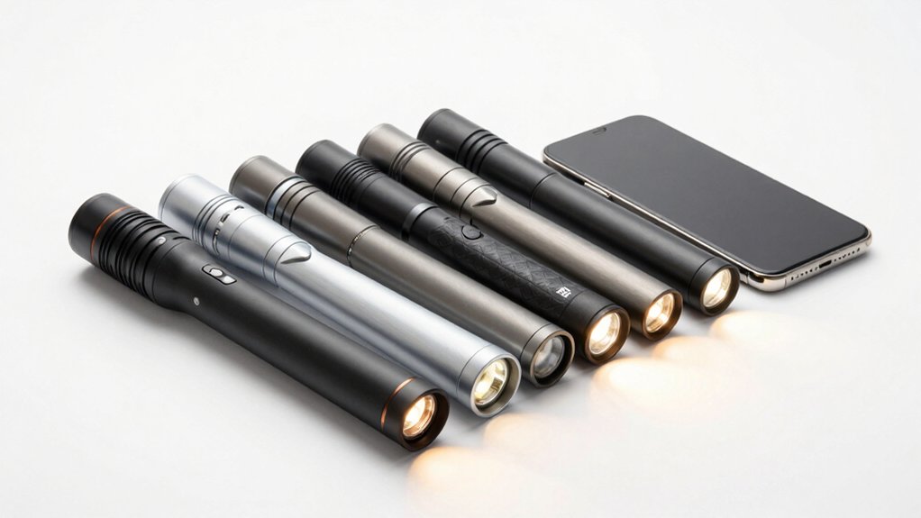 top rechargeable slim pocketflashlights
