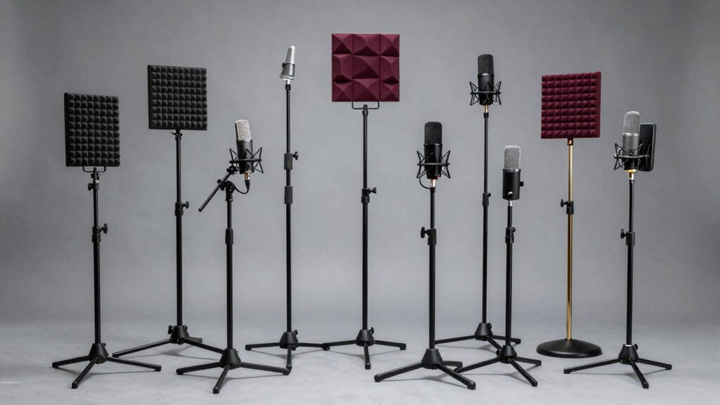 top studio mic supports and isolation shields