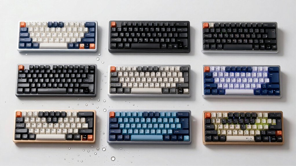 top water resistant spill proof keyboards