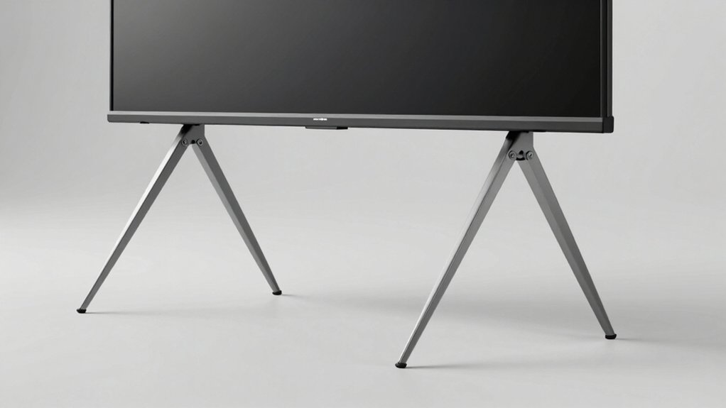 tv legs size pattern height safety