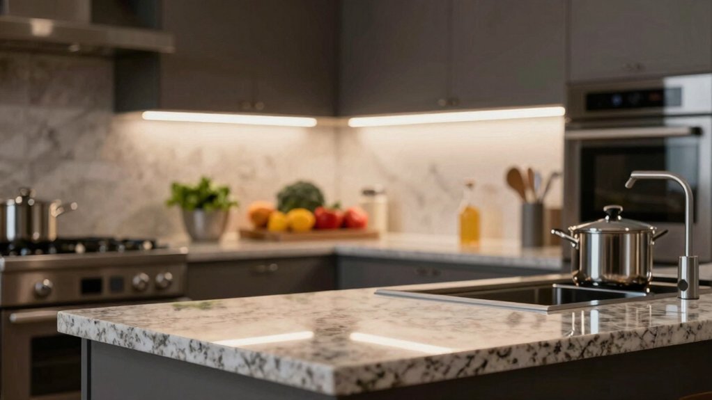 under cabinet lighting considerations brightness power color install