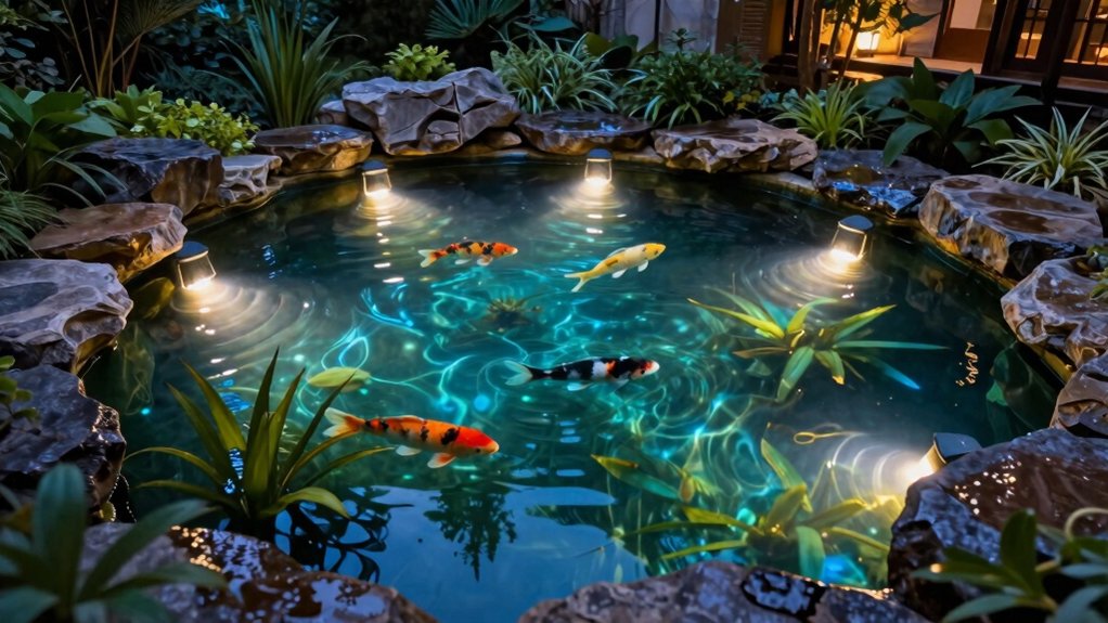 underwater pond lighting options