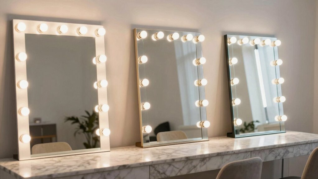 vanity lights color brightness install