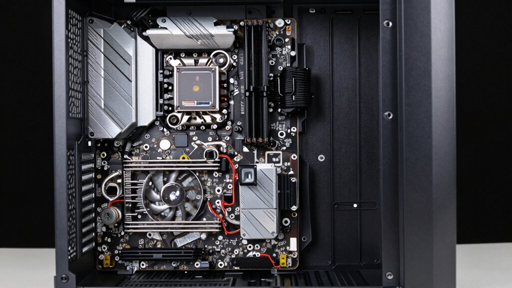 vertical motherboard case considerations fit clearance cooling cable management
