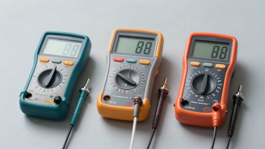 voltage current ranges auto manual safety cat ratings