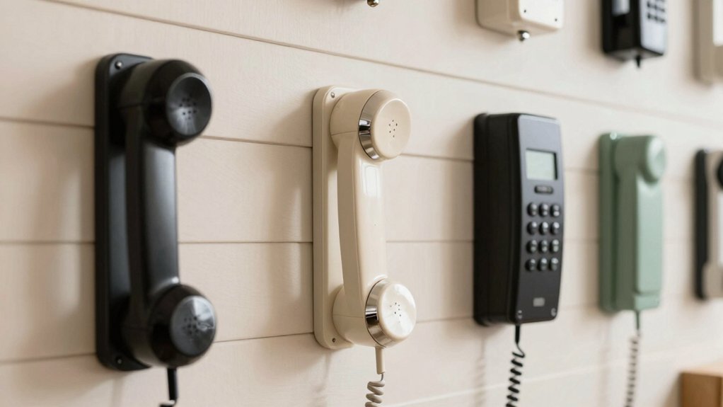 wall mount phone compatibility power ringer durability