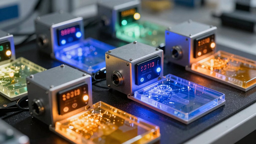 wavelength intensity cure speed area