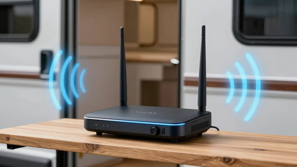 wifi router for caravan speed power security range