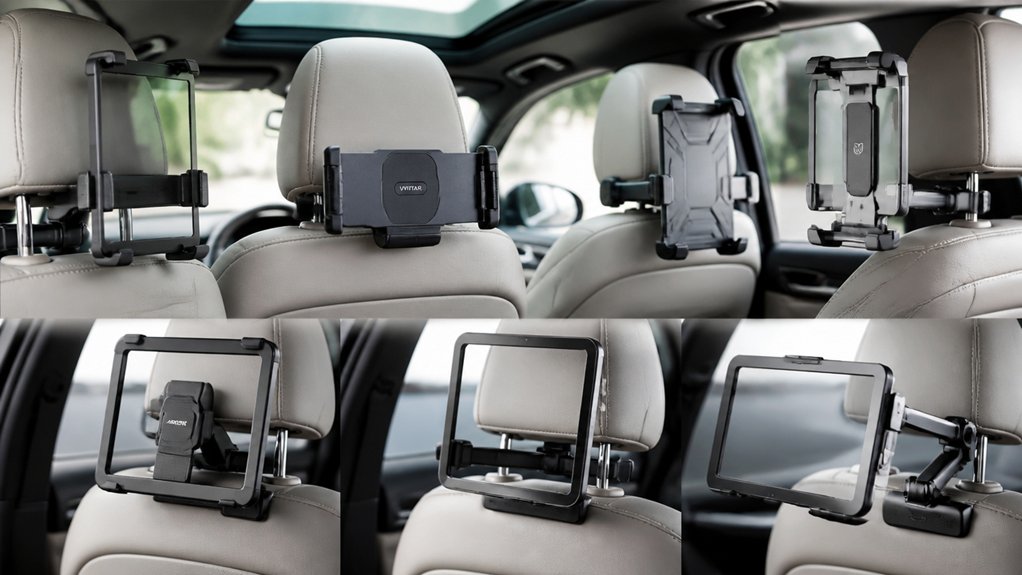 car headrest tablet holders
