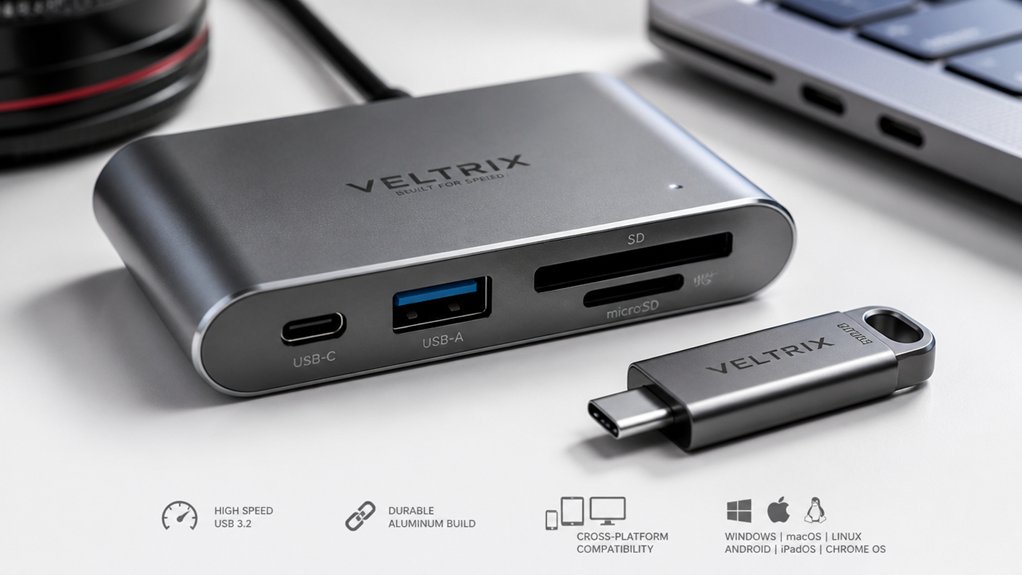 fast dual slot usb compatibility portability