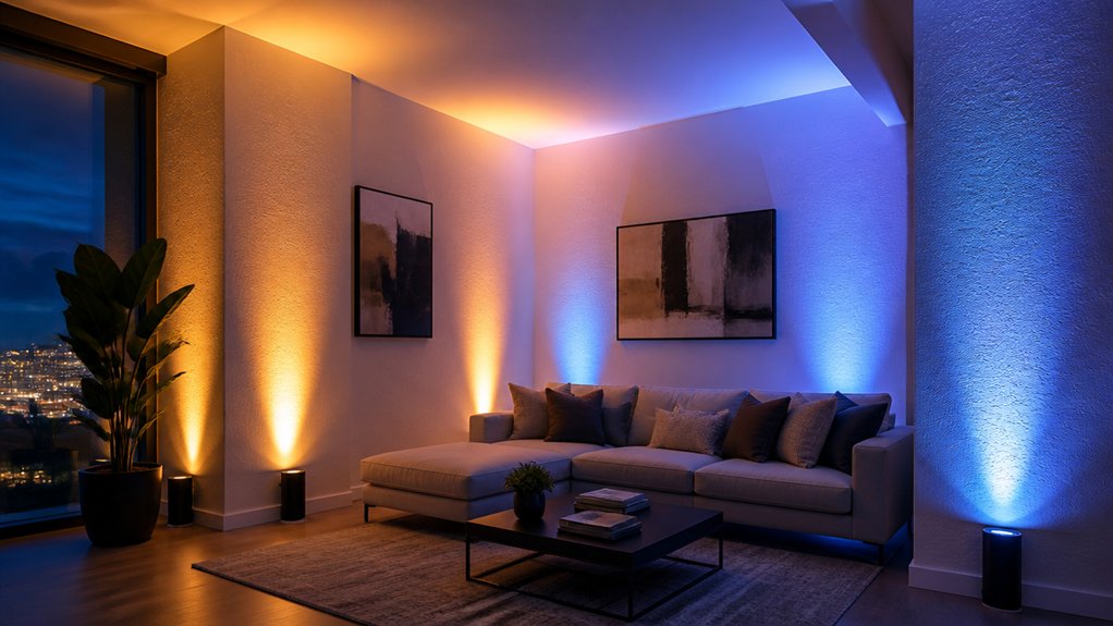 indoor led uplights power color brightness