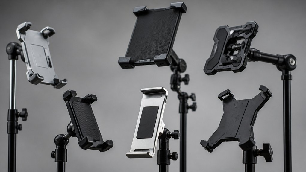 six best tablet holders for mic stands