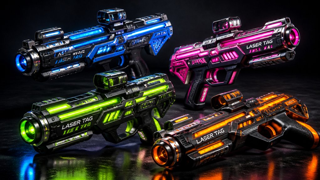 top four player laser guns