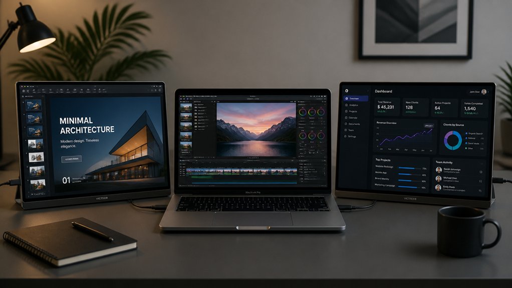 portable dual monitors for macbook pro