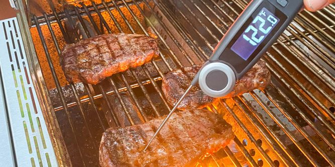 New Digital Read Food Probe Cooking Meat Kitchen BBQ Thermometer Temperature USA 