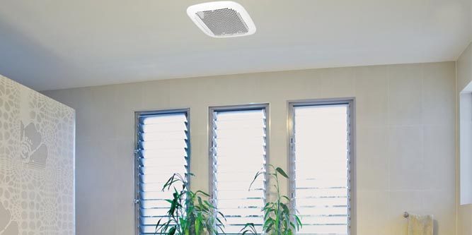 Bath Room Ceiling Ventilation Fan w/ Bluetooth Speaker Shower Exhaust Air Vent