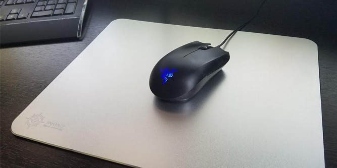 large plastic mouse pad