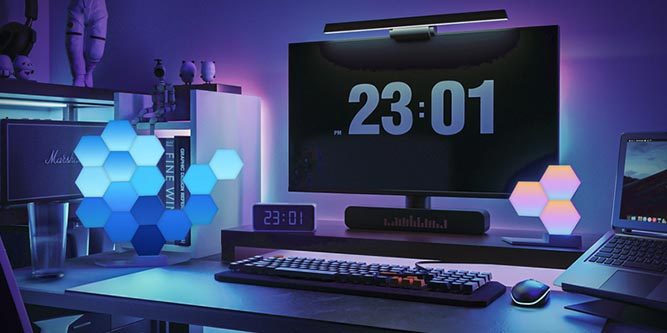 Best Rgb Led Wall Lights For Your, Best Led Lights For Computer Desk