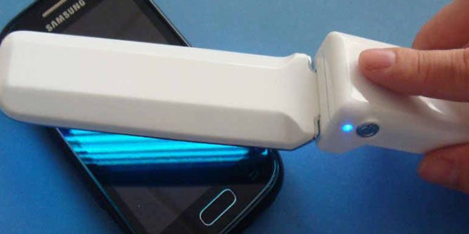 Akabsh Handheld UV Light Mini Sanitizer Travel Wand UV Light for Hotel Household Wardrobe Toilet Car Pet Area Germicidal Lamp Portable Sterilizer 