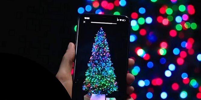 Bluetooth Control LED Fairy String Lights Christmas Tree Lamp Xmas Waterproof US