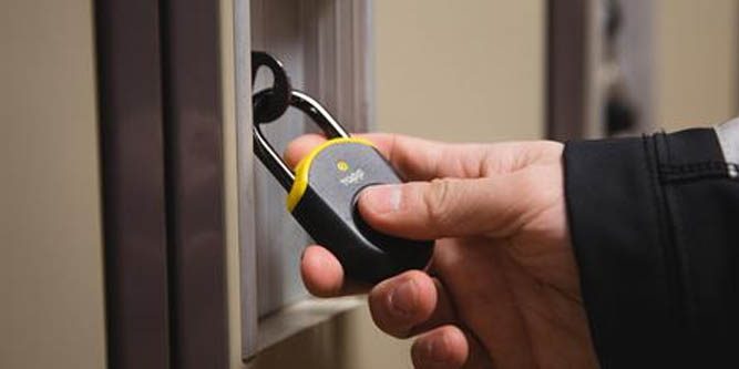 biometric padlock